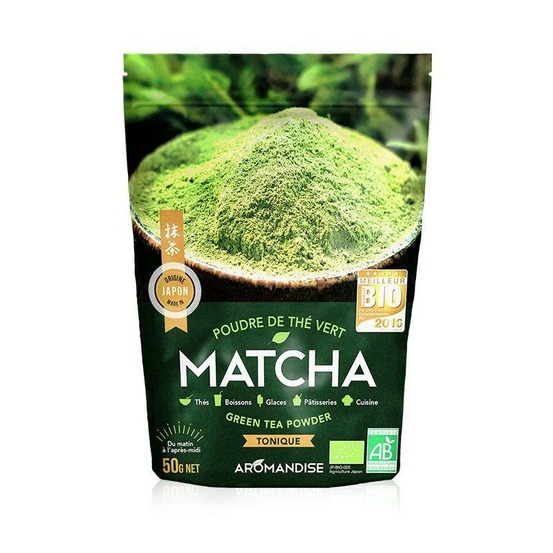 Poudre de thé vert bio japonais matcha 50 g