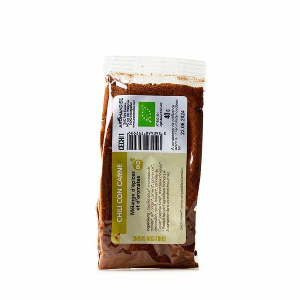 Chili con carne bio - 40 g | Truffaut