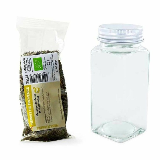 Flacon à épices poudreur + herbes de provence 20 g