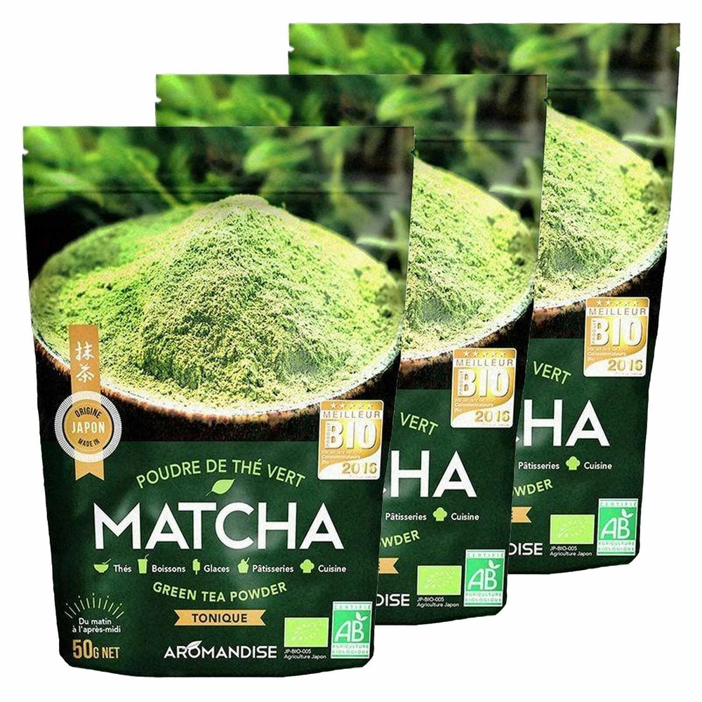 Thé vert bio matcha en poudre 150 g