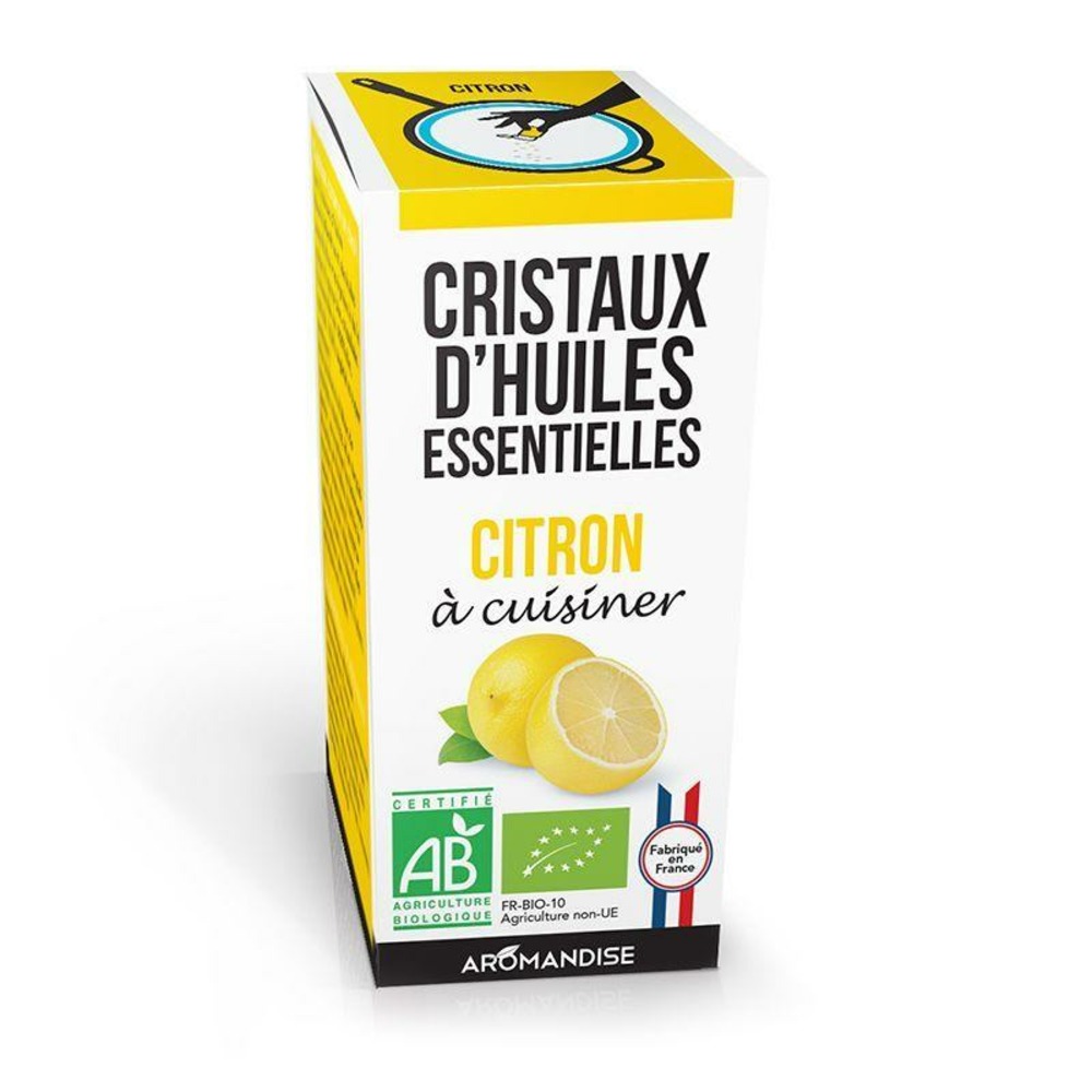 Cristaux d'huiles essentielles - citron 10 g