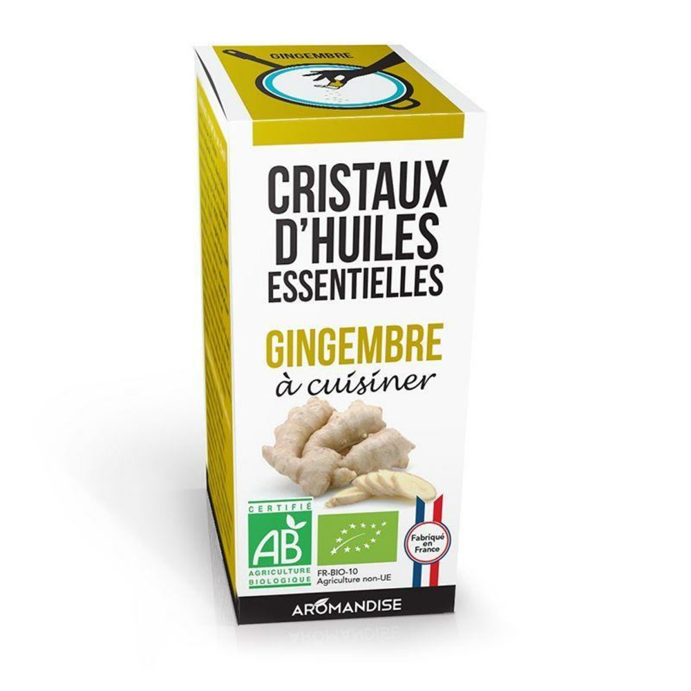 Cristaux d'huiles essentielles - gingembre 10 g