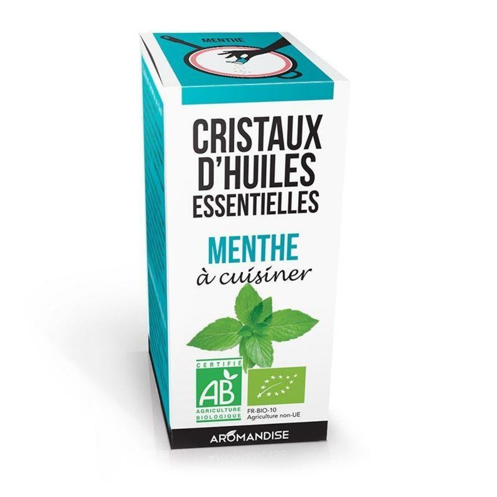 Cristaux d'huiles essentielles - menthe 10 g