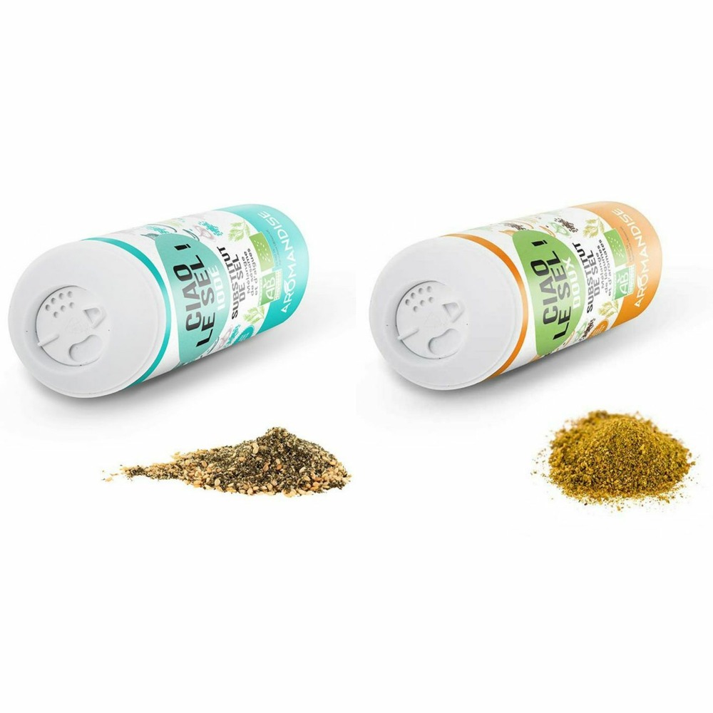 Duo de susbtituts de sel : doux et iodé