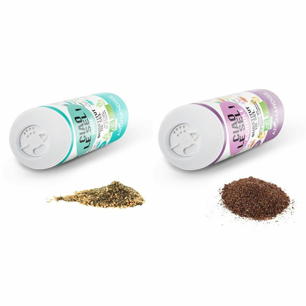 Duo de susbtituts de sel : acidulé et iodé