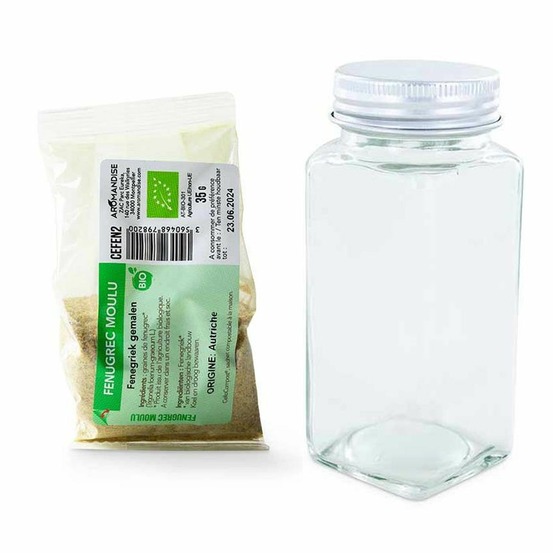 Flacon à épices poudreur + fenugrec moulu 35 g