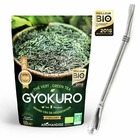 Thé vert gyokuro 50 g + paille inox avec filtre