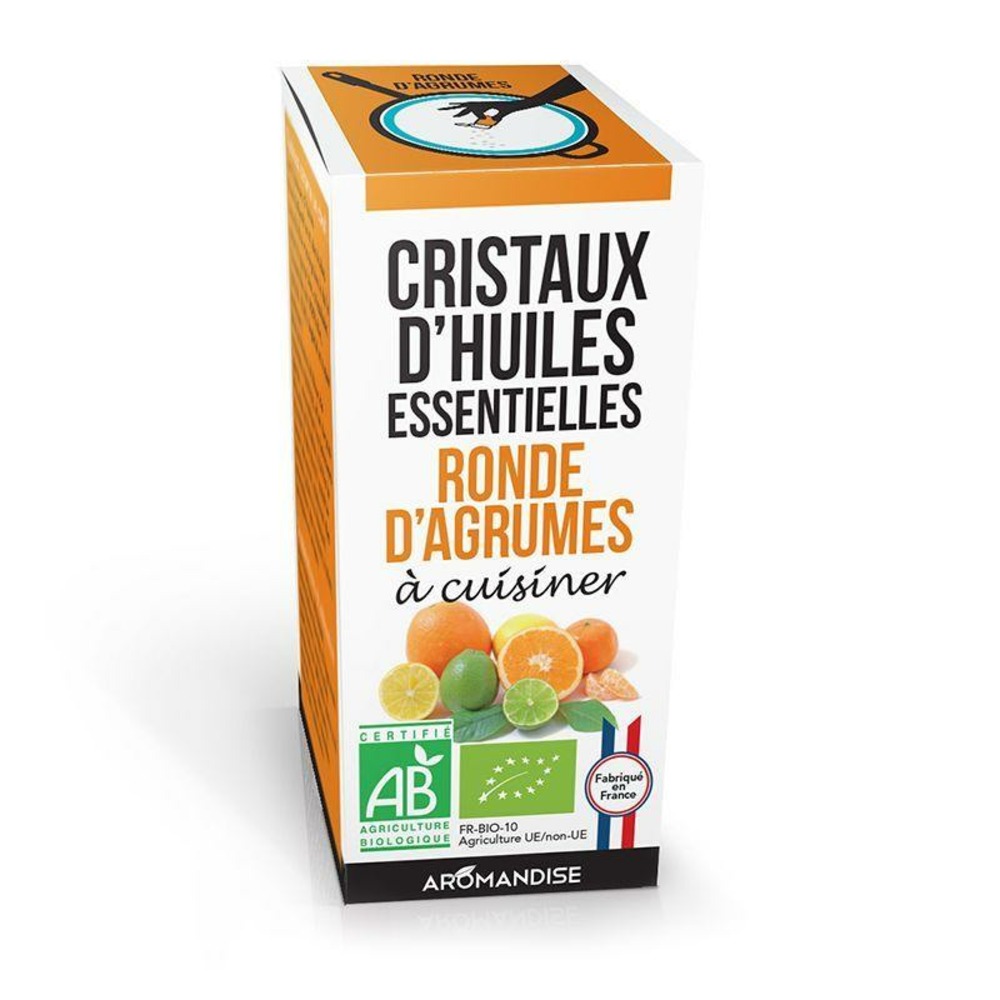 Cristaux d'huiles essentielles - agrumes 10 g