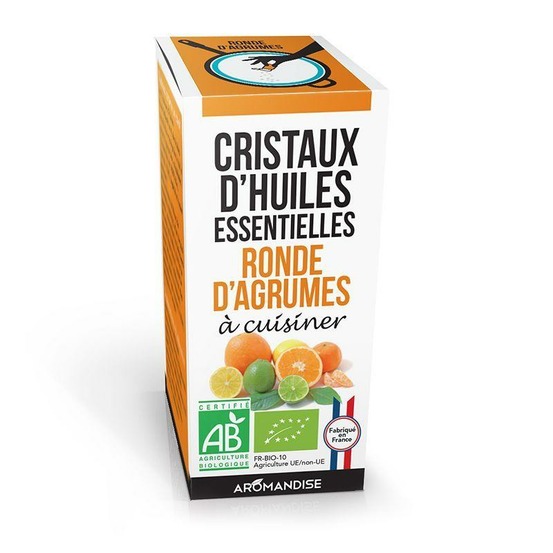 Cristaux d'huiles essentielles - agrumes 10 g