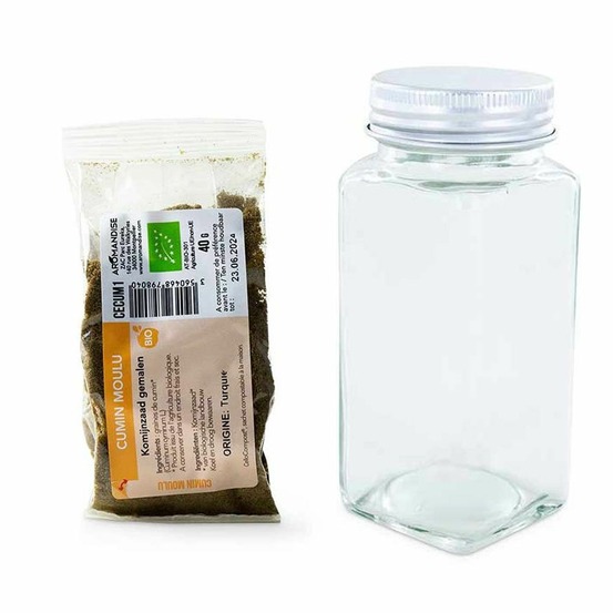 Flacon à épices poudreur + cumin moulu 40 g