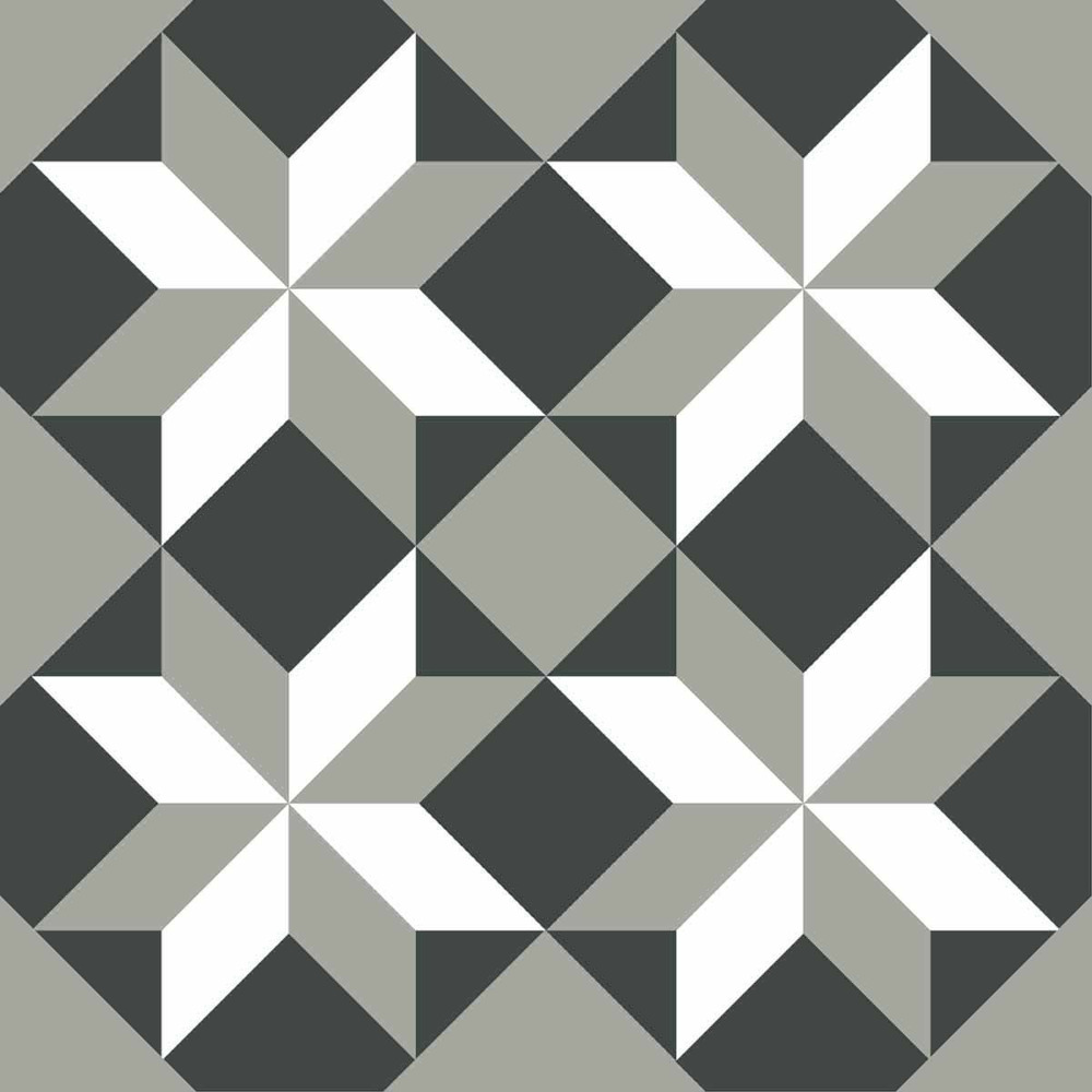 Stickers carrelage 15 x 15 cm - étoiles géométriques