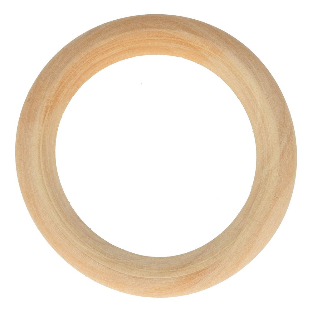 3 anneaux en bois 7 cm | Truffaut