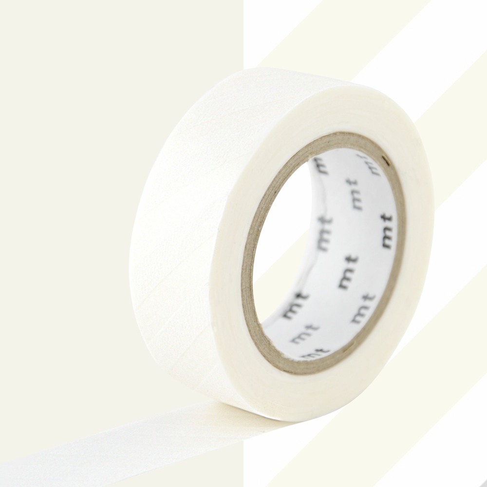 Masking tape à rayures - blanc - 1,5 cm x 7 m