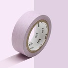 Masking tape unicolore pastel - violet - 1,5 cm x 7 m