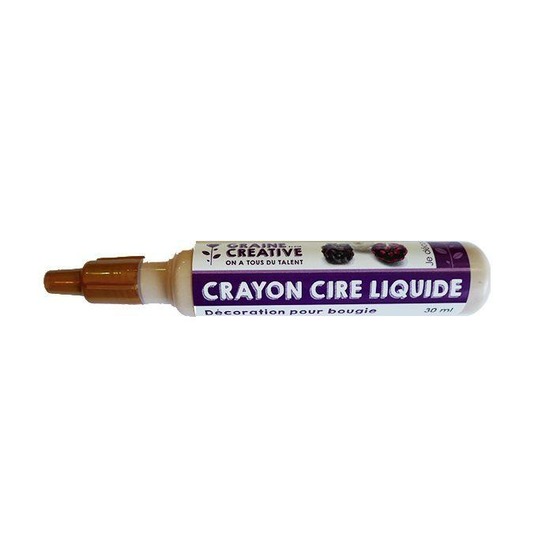 Crayon cire liquide pour bougie - doré