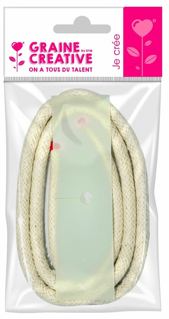 2 mèches à bougie d'extérieur 1 m x 1 cm