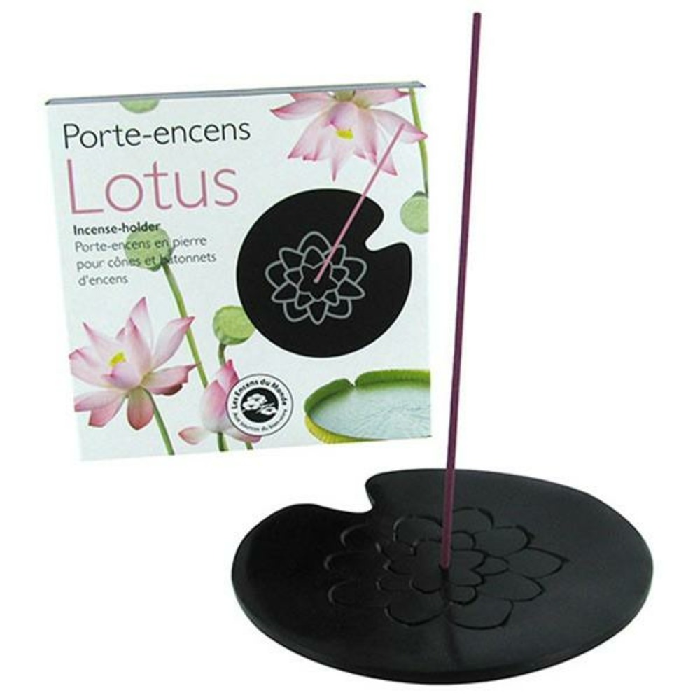 Porte-encens lotus