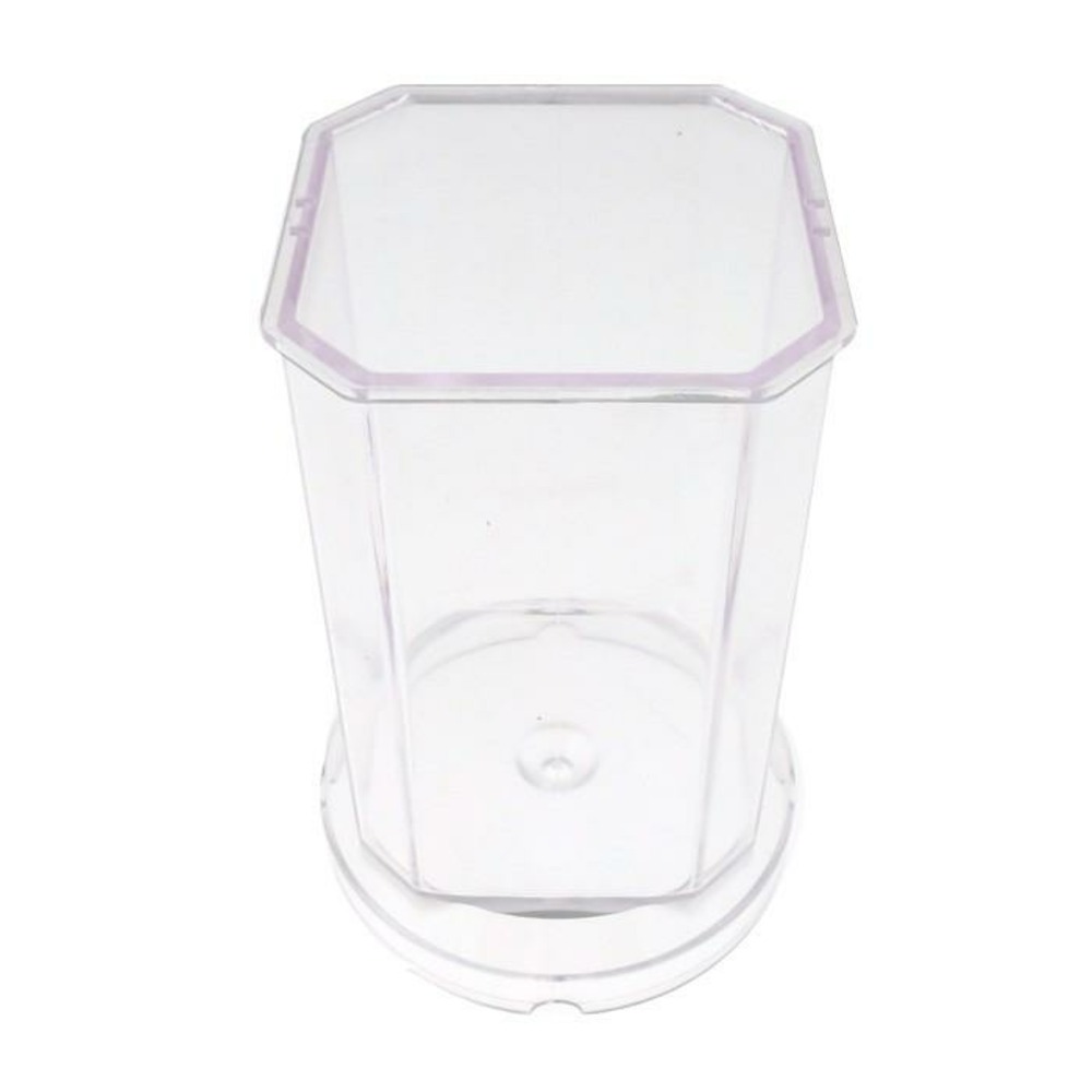 Moule à bougie plastique - carré h 7,5 cm