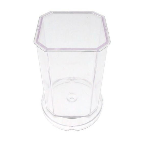 Moule à bougie plastique - carré h 7,5 cm