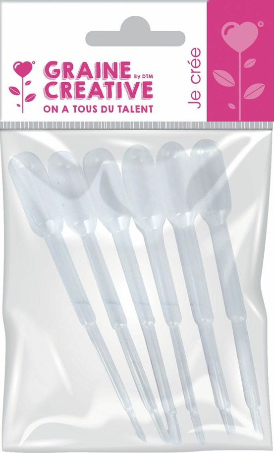 12 pipettes en plastique 8,5 cl pour colorant/ arôme