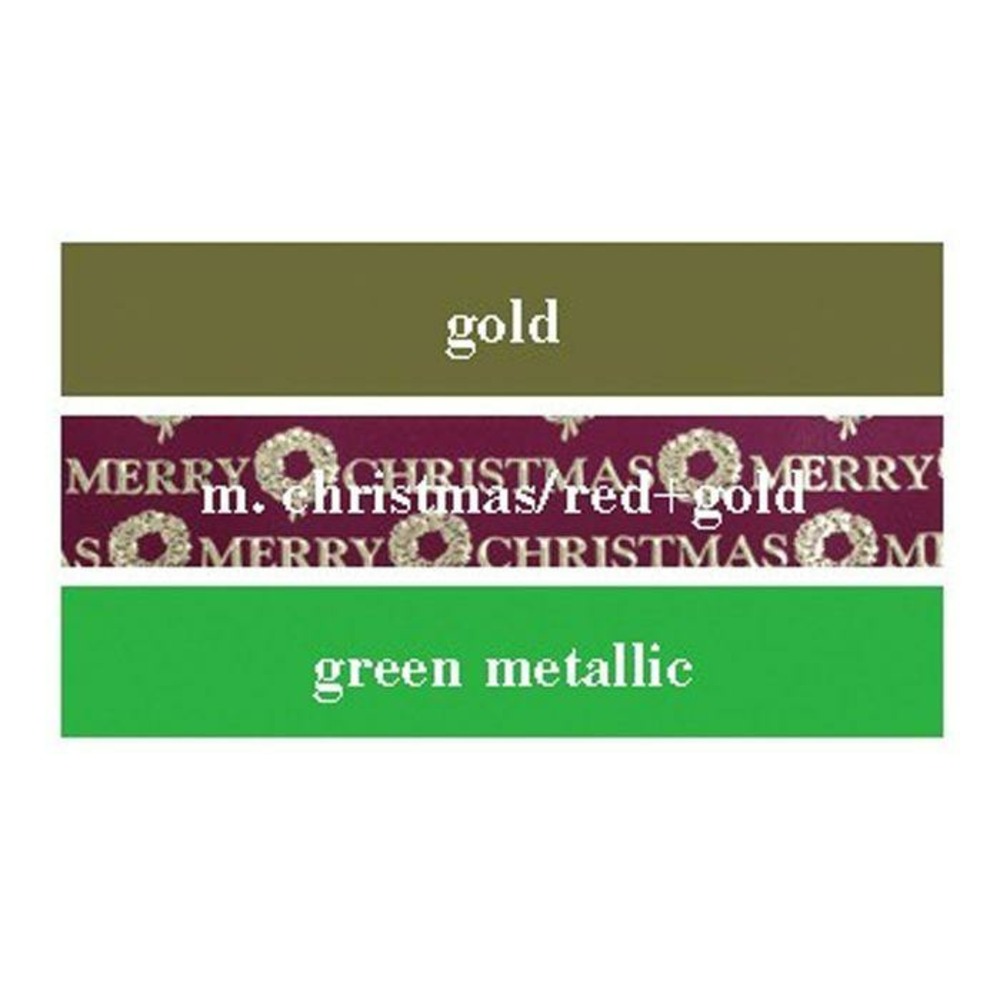 3 feuilles de cire pour décoration de bougie 13 x 24 cm - couleurs de noël