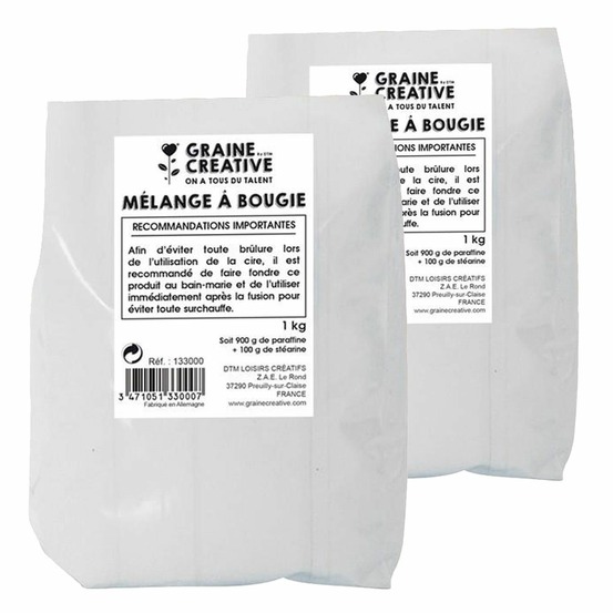 Cire pour fabrication de bougie 2 kg