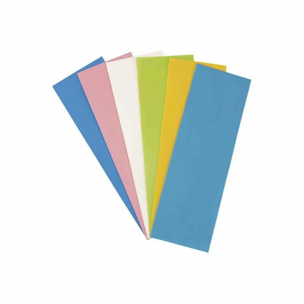 Feuille de cire 6 teintes pastelles 20 x 6,5 cm