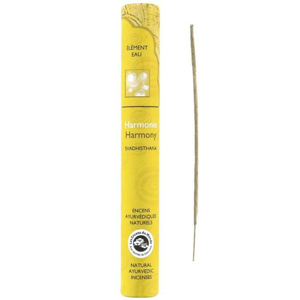 16 bâtonnets d'encens ayurvédique naturel - harmonie