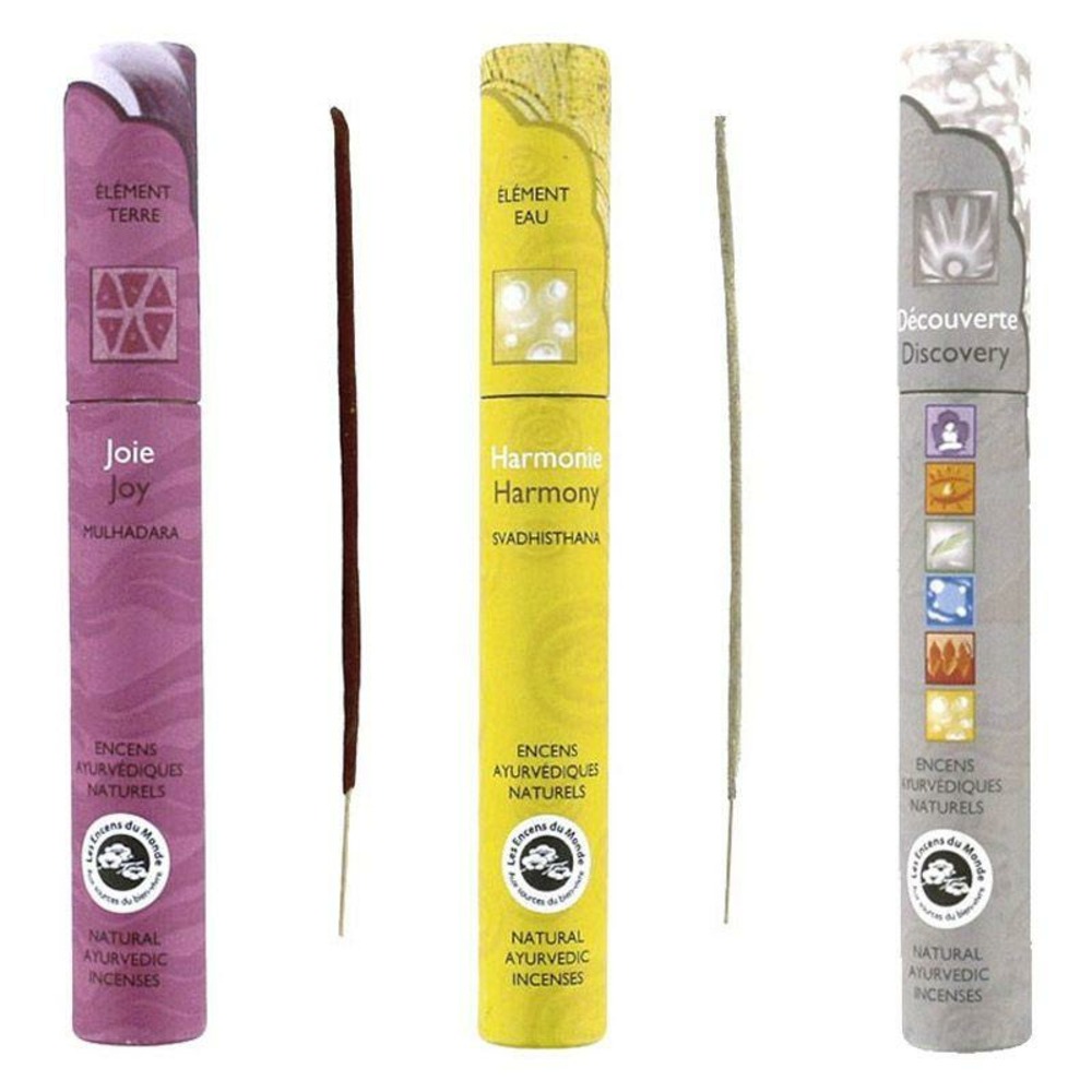 Kit d'encens ayurvédique - joie, harmonie, découverte