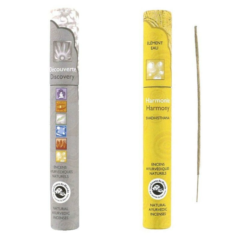 30 bâtonnets d'encens ayurvédique harmonie & découverte