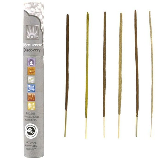 14 bâtonnets d'encens ayurvédique naturel - coffret découverte