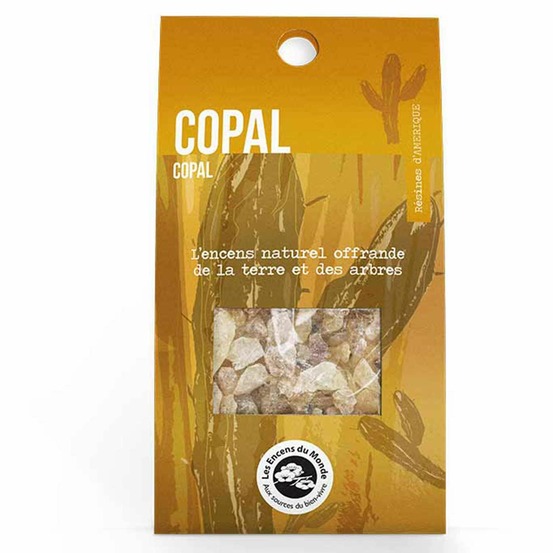 Résine d'encens copal - vrac 1 kg
