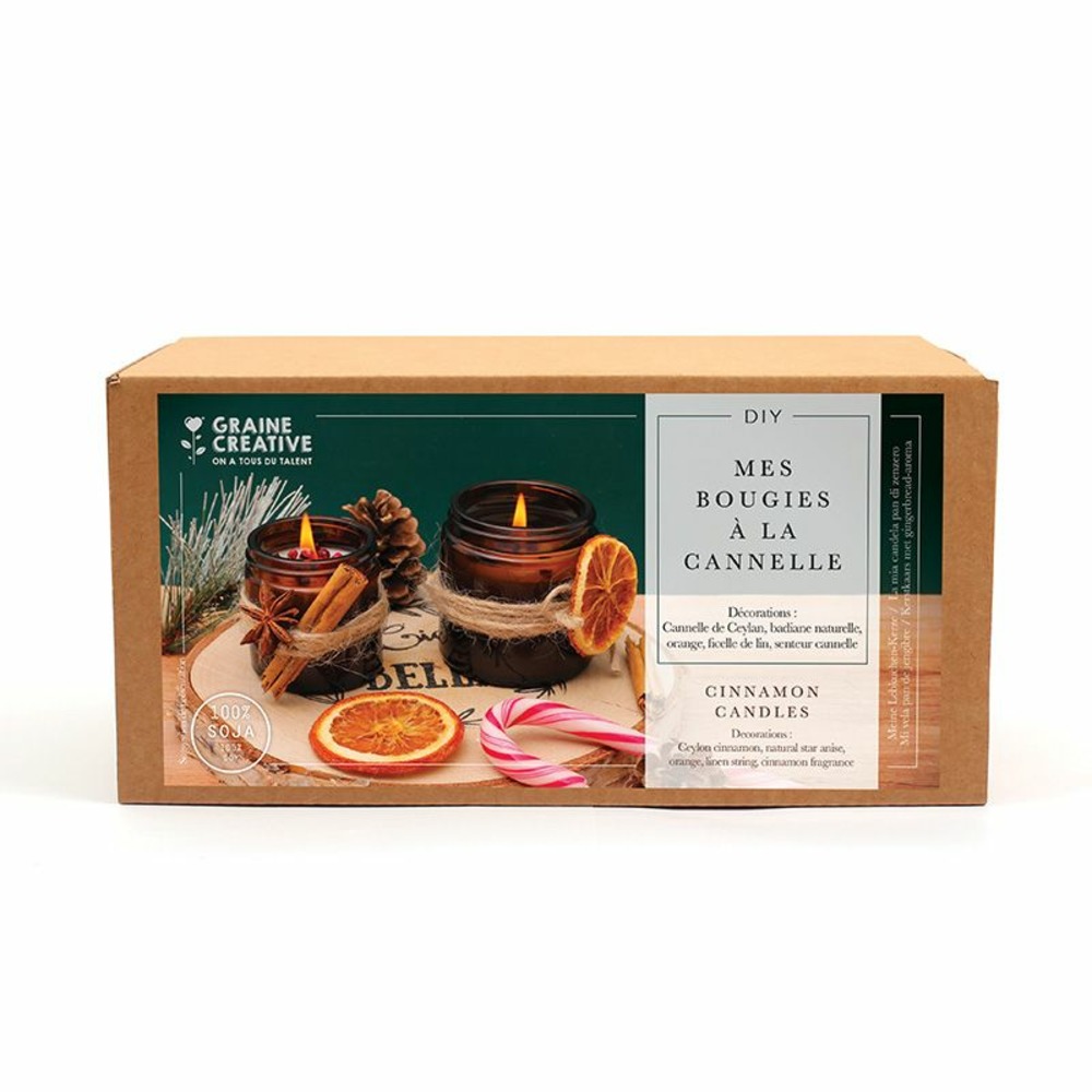 Kit diy mes bougies à la cannelle