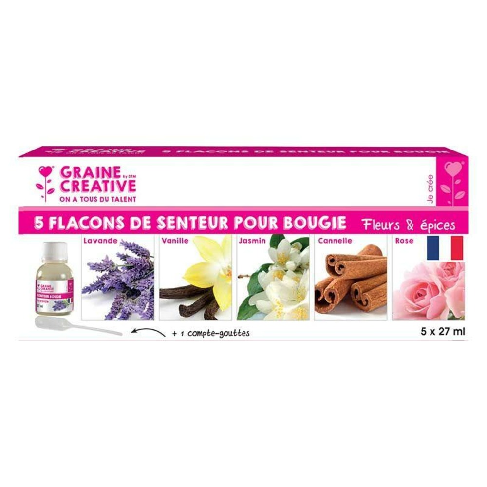 5 arômes à bougie fleurs & épices 27 ml