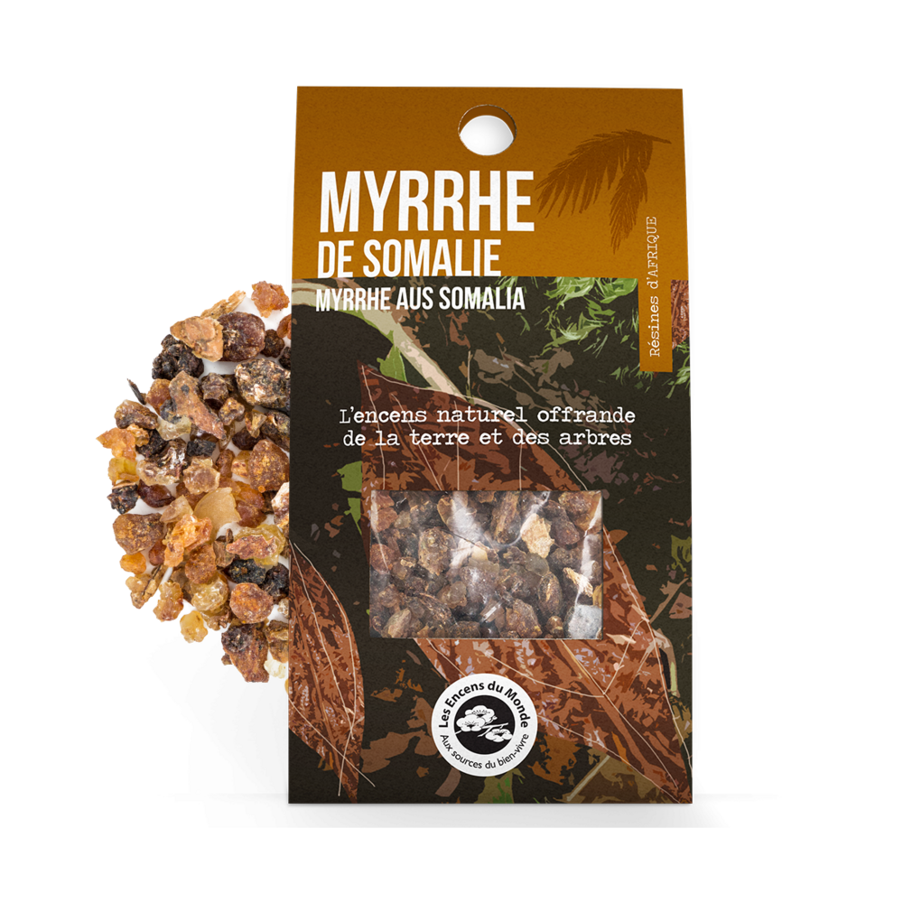 Résine de myrrhe de somalie à brûler 400 g