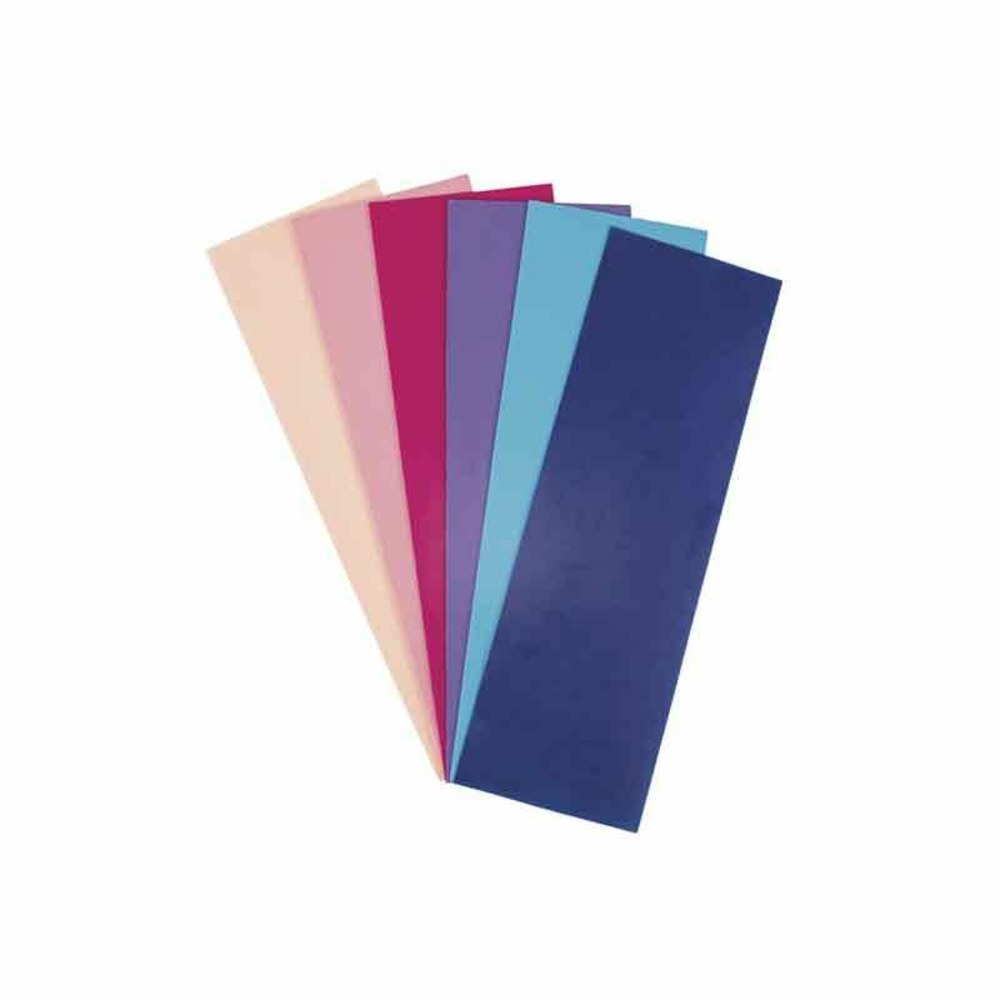 Feuille de cire 6 teintes à la mode 20 x 6,5 cm