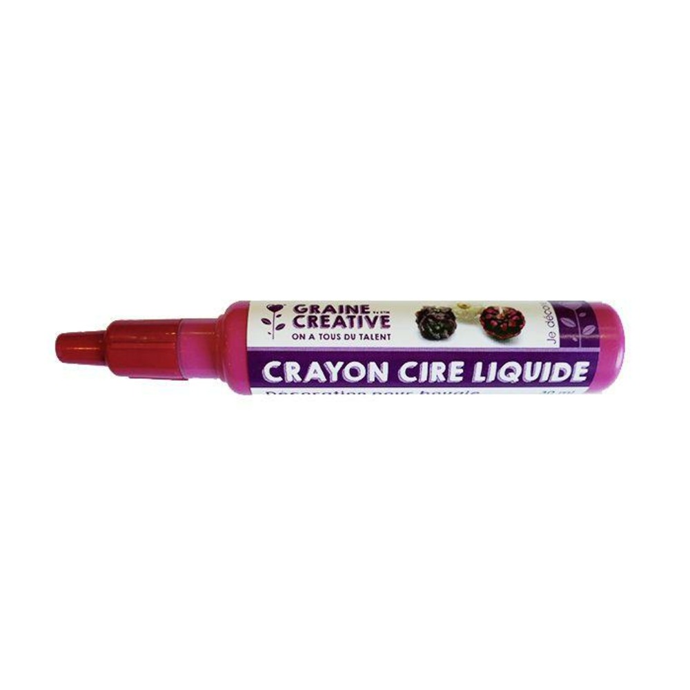 Crayon cire liquide pour bougie - rouge