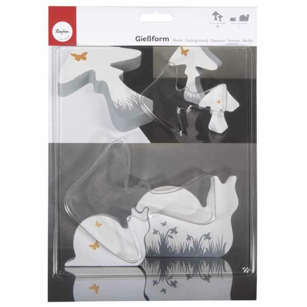 Moule en silicone champignons 14,5 x 12 x 2 cm