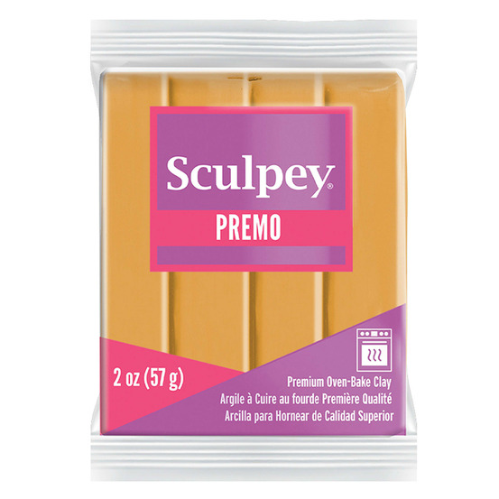 Pâte polymère sculpey 57 g - moutarde