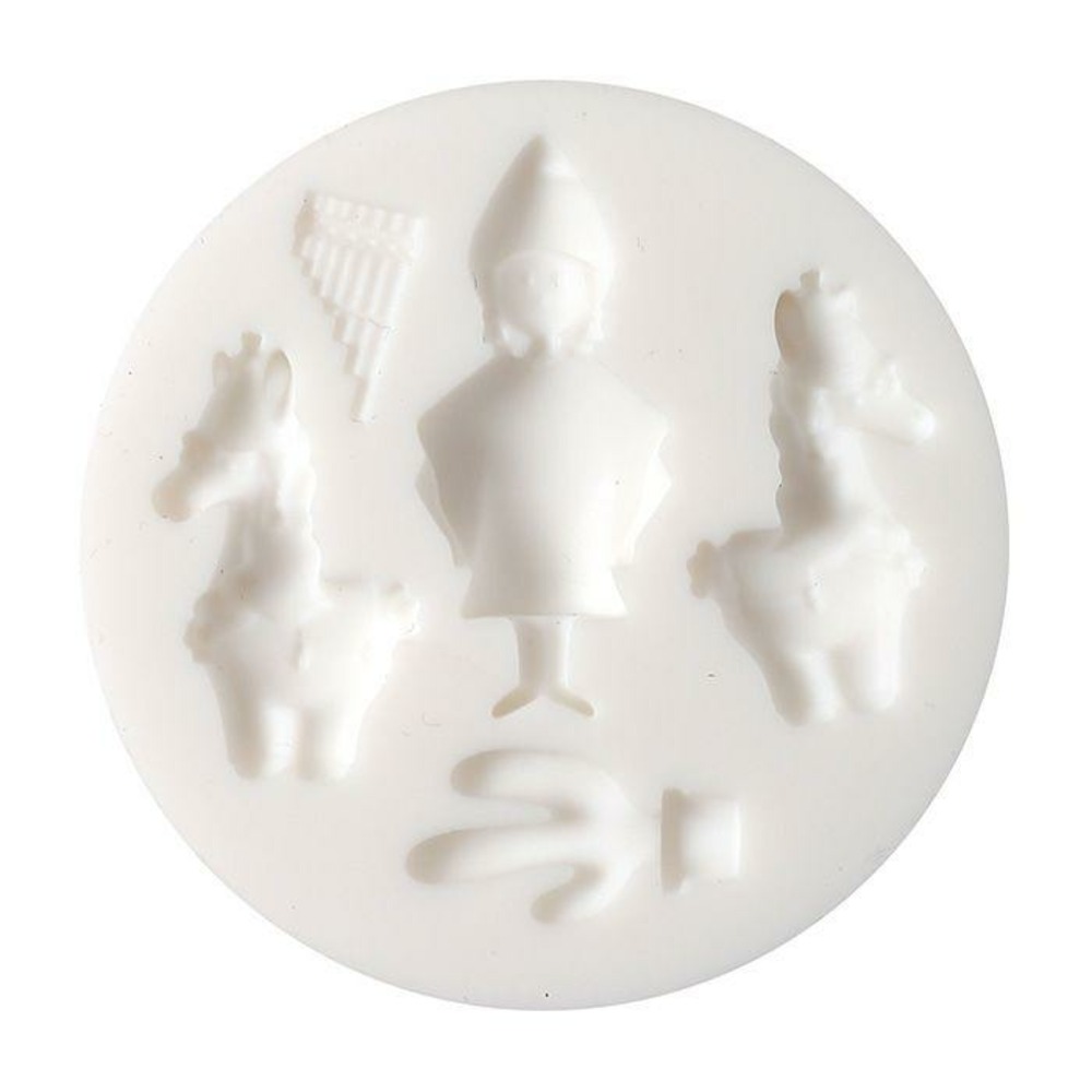 Mini moule en silicone pour pâte polymère - pérou