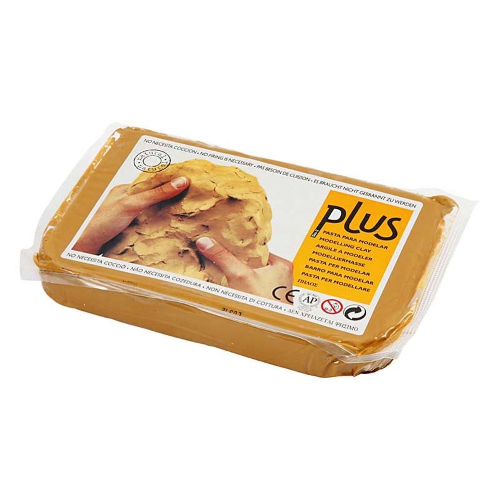 Argile à modeler 1 kg - jaune curry
