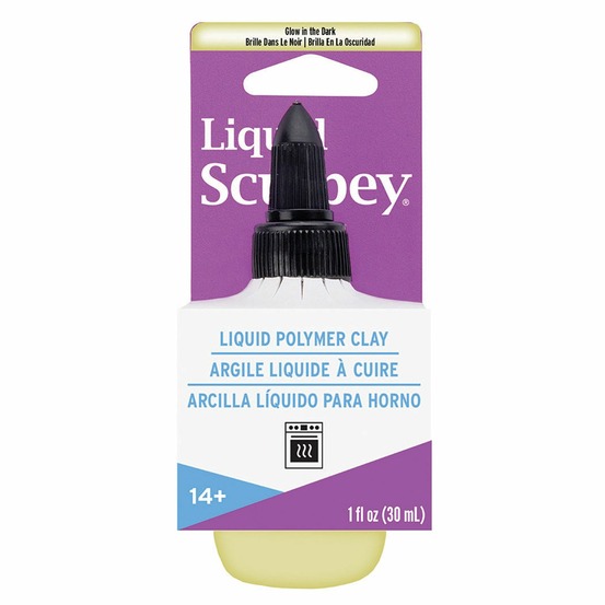 Argile liquide à cuire sculpey - luminescente 30 ml