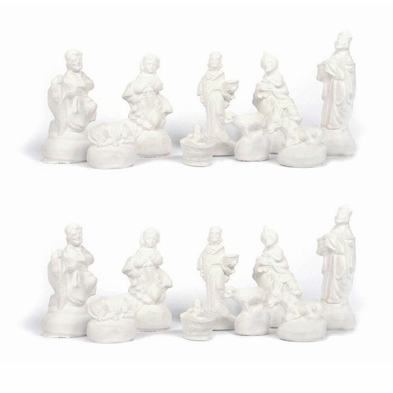 18 moules en latex santons - crèche de noël