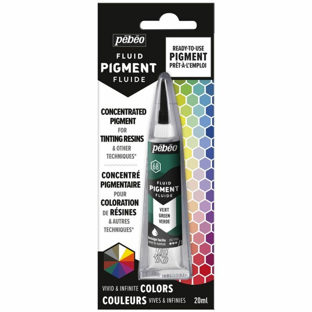 Colorant pigmenté pour résine - vert - 20 ml