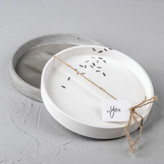 Moule en silicone pour plateau rond