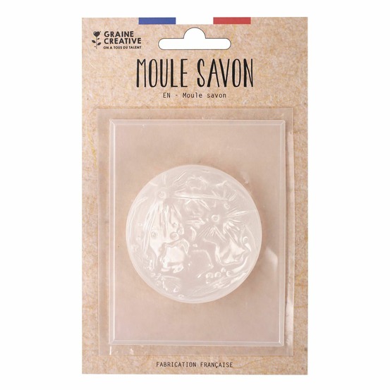 Mini moule à savon lune