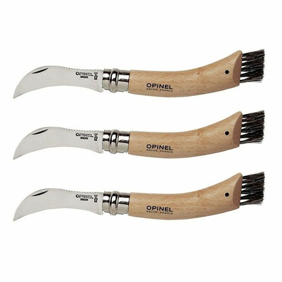 3 couteaux à champignon opinel 8 cm
