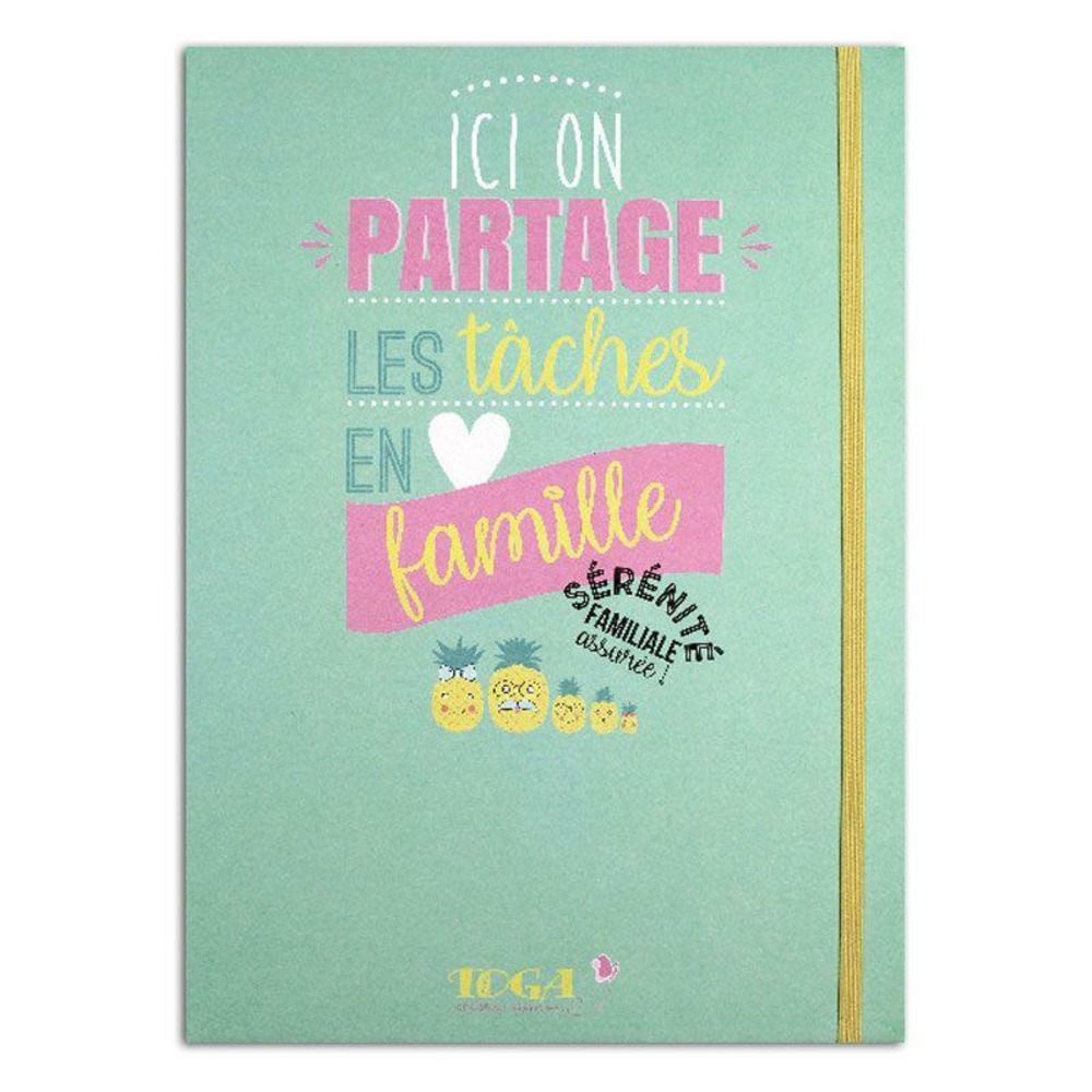 Kit créatif semainier familial a4