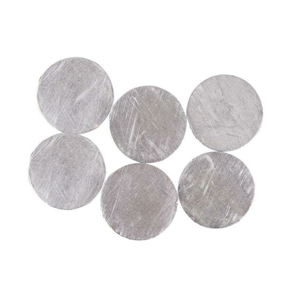 6 aimants autocollants 15 mm