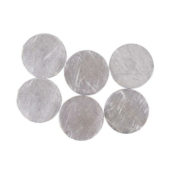 6 aimants autocollants 15 mm